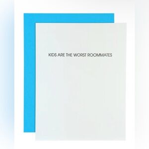 Kids roommates parenting greeting card boutique new with envelope